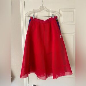 Hot Pink Adidas Mesh Skirt